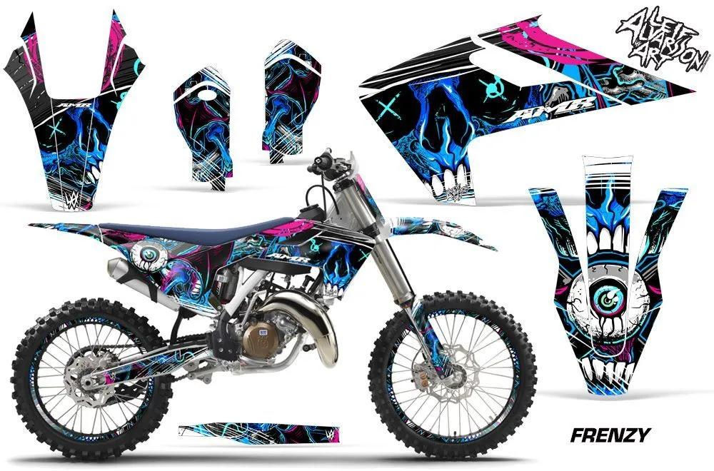 Husqvarna TC 125 Dirt Bike Custom Graphic Kit - 2016-2017