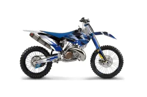Husqvarna TC / FC 250 Dirt Bike Graphic Kit - 2014-2016 Carbon X Blue