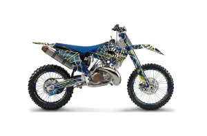 Husqvarna TC / FC 250 Dirt Bike Graphic Kit - 2014-2016 Widow Maker Yellow