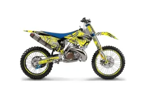 Husqvarna TC / FC 300 Dirt Bike Graphic Kit - 2014-2016 Deaden Yellow