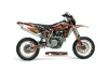 Husqvarna SM / SMR 450 / 530 Dirt Bike Graphic Kit - 2005-2010 Firestorm Red