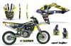 Husqvarna SM / SMR 450 / 530 Dirt Bike Graphic Kit - 2005-2010 Mad Hatter Yellow