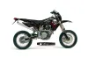 Husqvarna TC / TE 250 Dirt Bike Graphic Kit - 2005-2008 Bone Collector Black