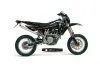 Husqvarna TC / TE 250 Dirt Bike Graphic Kit - 2005-2008 Reaper Black