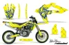 Husqvarna TC / TE 250 Dirt Bike Graphic Kit - 2005-2008 Silver Star - Reloaded Yellow