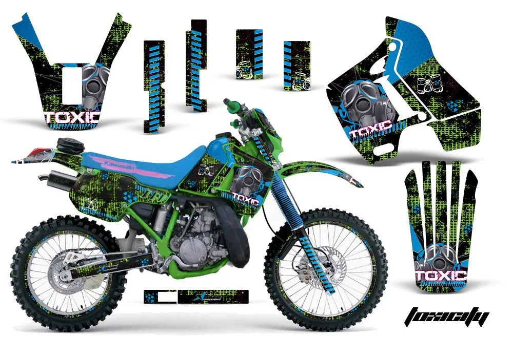Kawasaki KDX200 Dirt Bike Custom Graphic Kit - 1989-1994