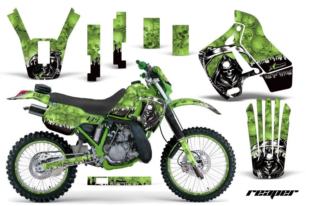 Kawasaki KDX200 Dirt Bike Custom Graphic Kit - 1989-1994