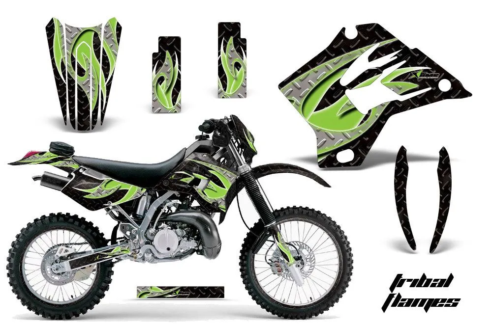 Kawasaki KDX220 Dirt Bike Custom Graphic Kit - 1997-2005