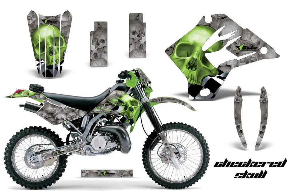 Kawasaki KDX220 Dirt Bike Custom Graphic Kit - 1997-2005