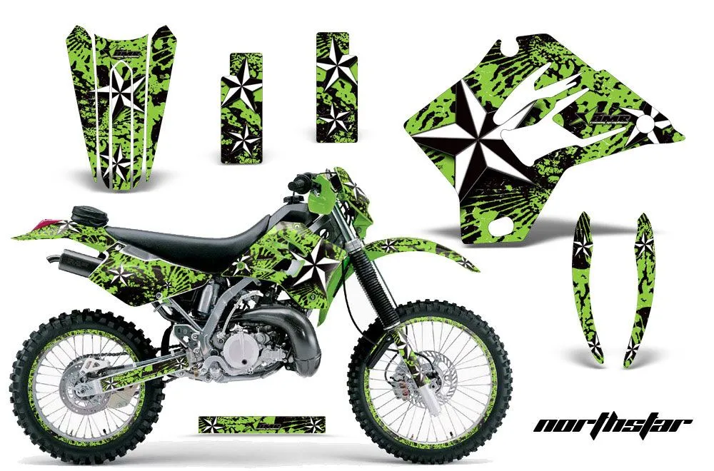 Kawasaki KDX220 Dirt Bike Custom Graphic Kit - 1997-2005