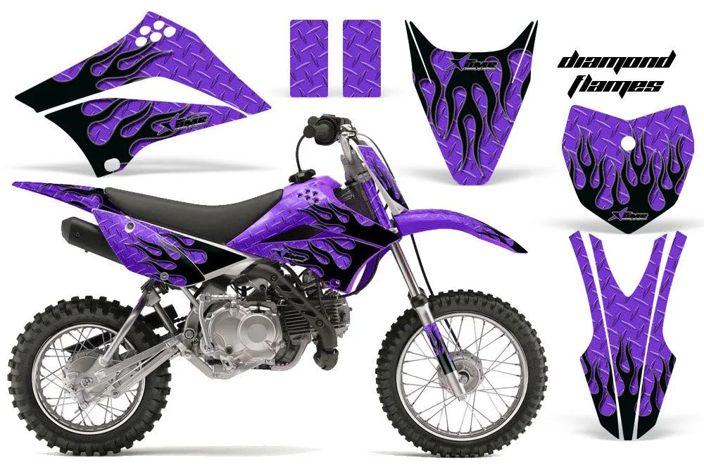 Kawasaki KLX110 Dirt Bike Custom Graphic Kit - 2010-2025