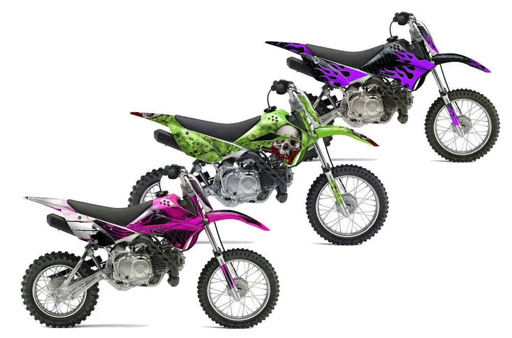 Kawasaki KLX110 Dirt Bike Custom Graphic Kit - 2010-2025