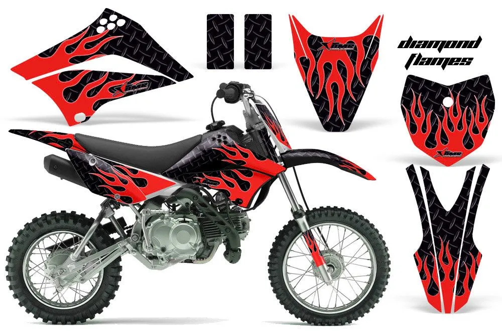 Kawasaki KLX110L Dirt Bike Custom Graphic Kit - 2010-2025