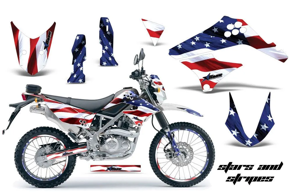 Kawasaki KLX125 D Tracker Dirt Bike Custom Graphic Kit - 2010-2016