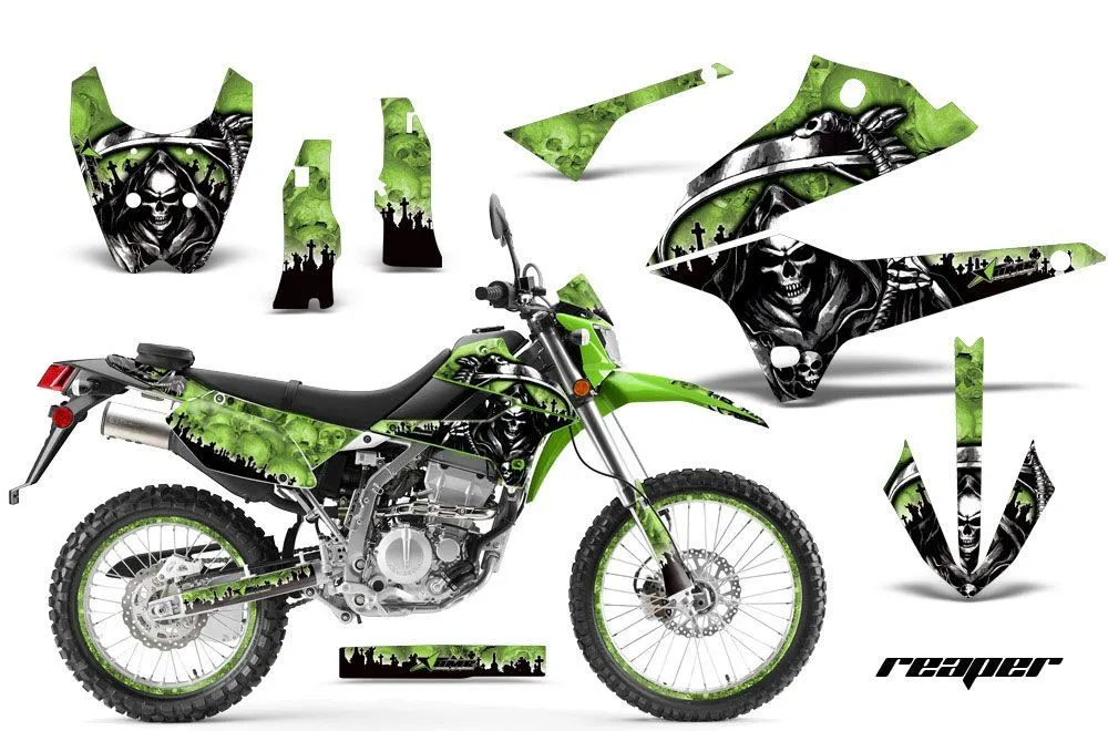Kawasaki KLX250 Enduro Dirt Bike Custom Graphic Kit - 2008-2018