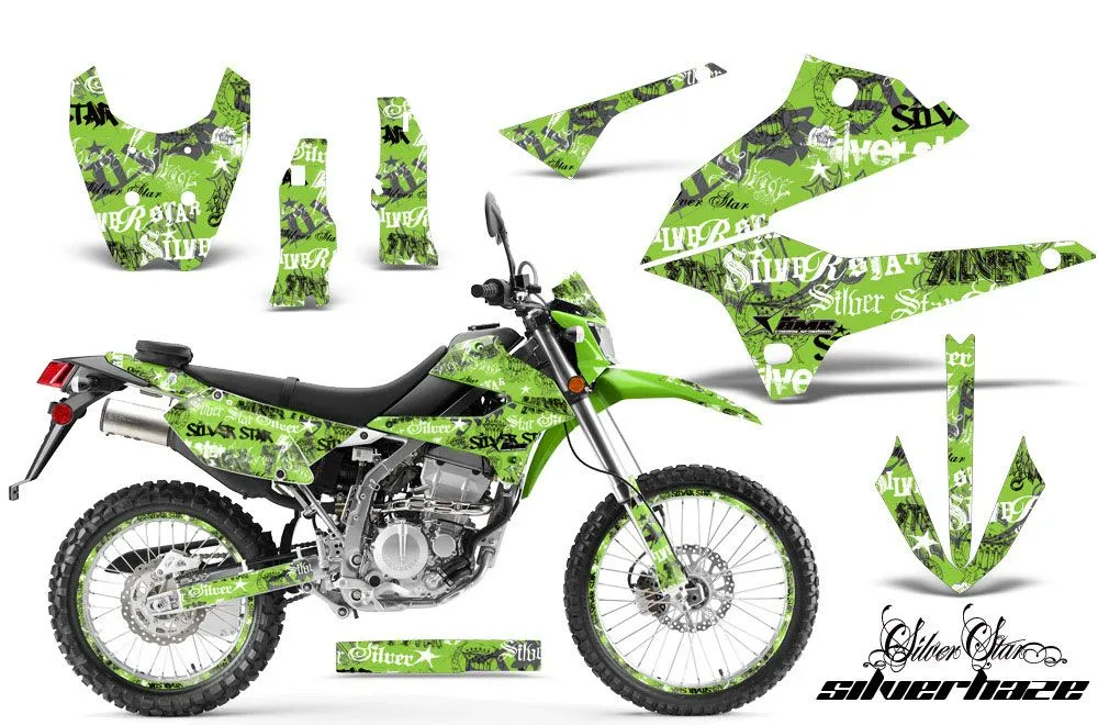 Kawasaki KLX250 Enduro Dirt Bike Custom Graphic Kit - 2008-2018