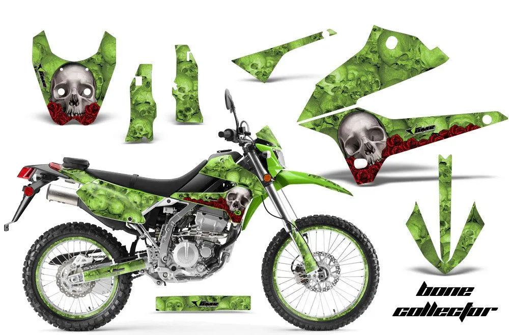 Kawasaki KLX250 Enduro Dirt Bike Custom Graphic Kit - 2008-2018