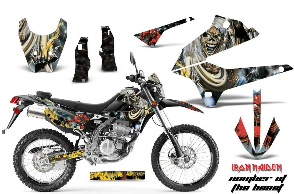 Kawasaki KLX250 Enduro Dirt Bike Custom Graphic Kit - 2008-2018