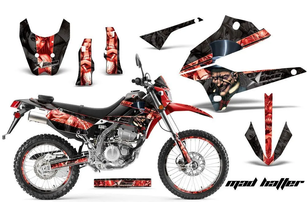 Kawasaki KLX250 Enduro Dirt Bike Custom Graphic Kit - 2008-2018