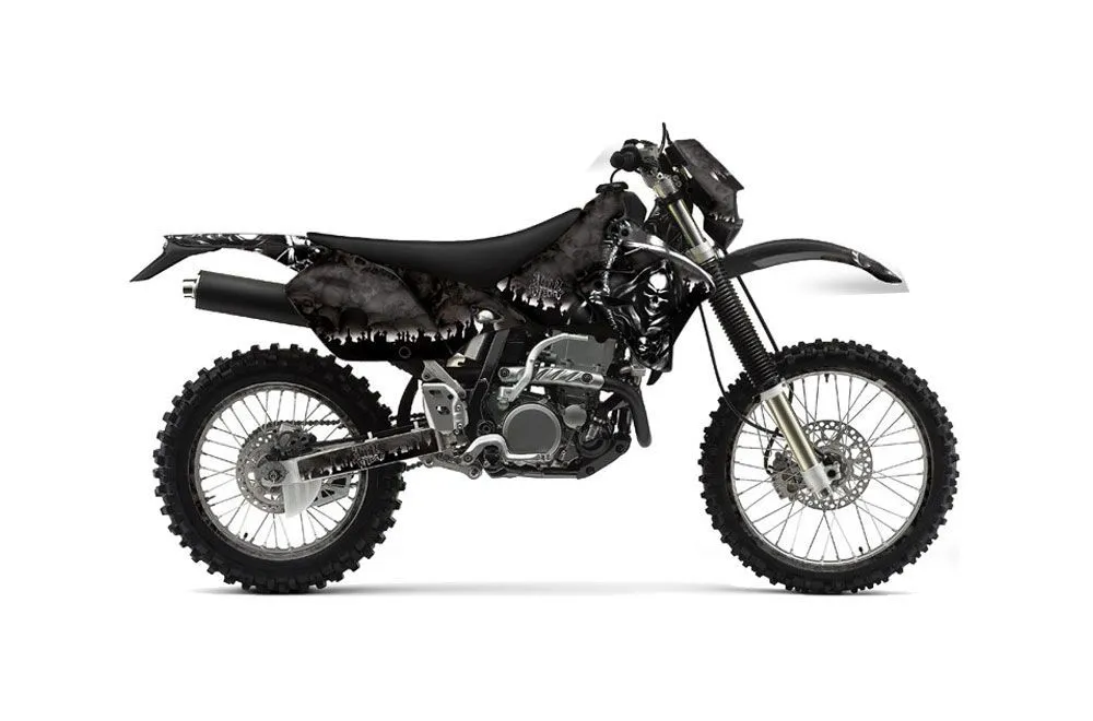 Kawasaki KLX400 Dirt Bike Graphic Kit - 2000-2016 Reaper Black