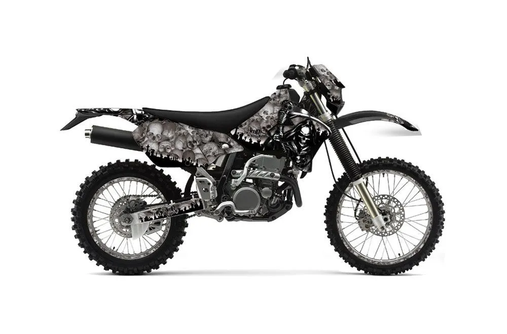 Kawasaki KLX400 Dirt Bike Graphic Kit - 2000-2016 Reaper Silver