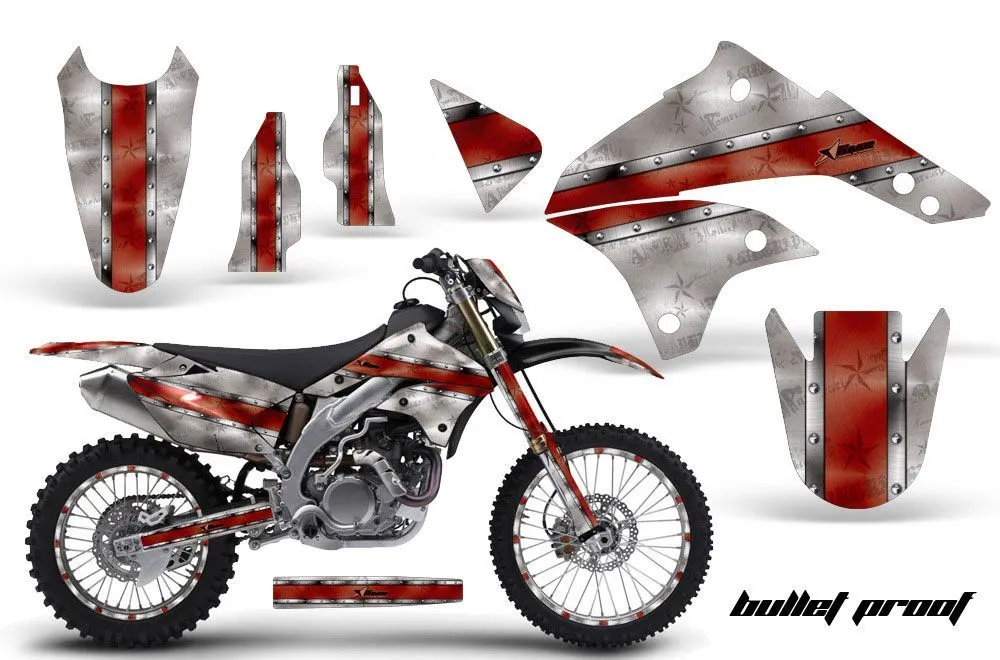 Kawasaki KLX450 Enduro Dirt Bike Graphic Kit - 2008-2022 Bullet Proof