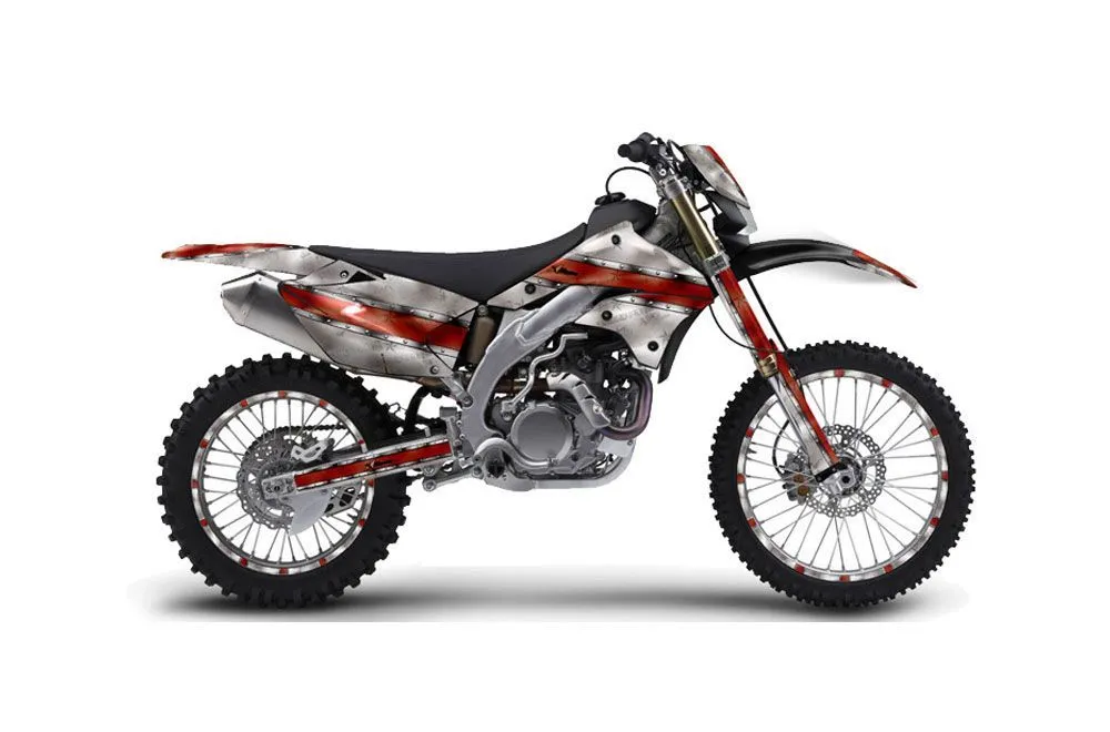 Kawasaki KLX450 Enduro Dirt Bike Graphic Kit - 2008-2022 Bullet Proof