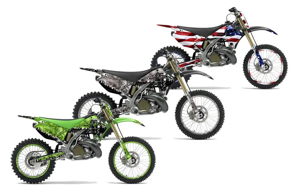 Kawasaki KX125 Dirt Bike Custom Graphic Kit - 2003-2016