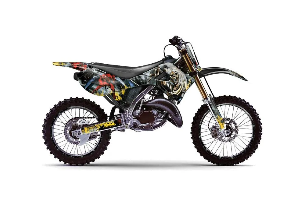 Kawasaki KX125 Dirt Bike Graphic Kit - 1999-2002 Number of the Beast