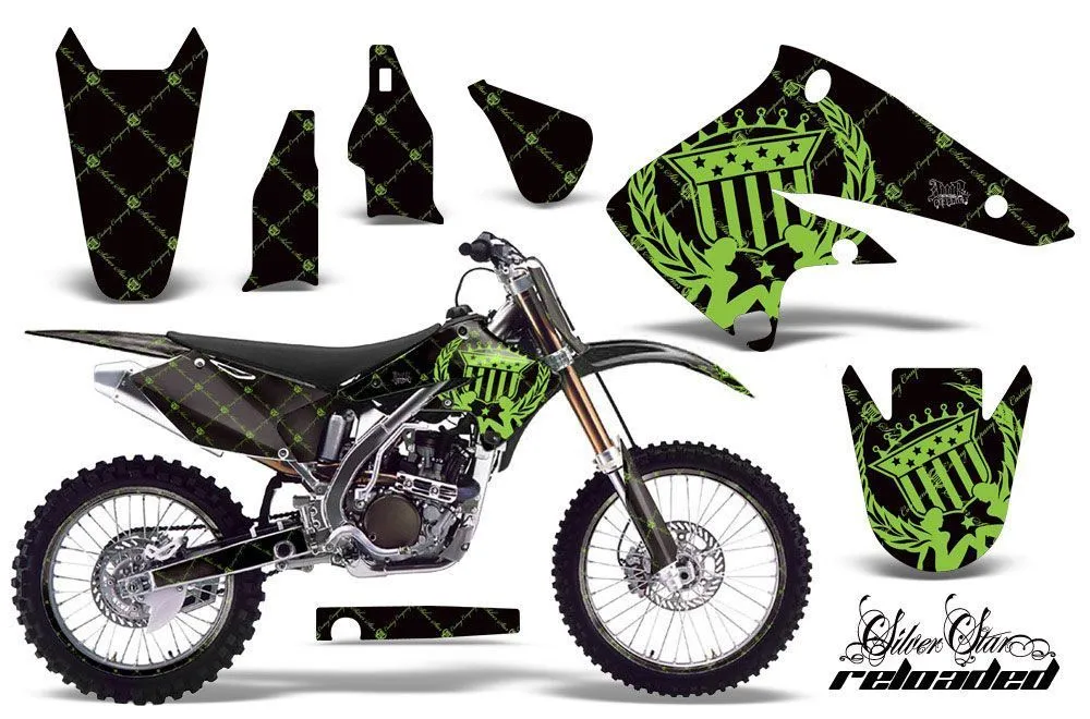Kawasaki KX250F Dirt Bike Custom Graphic Kit - 2004-2005