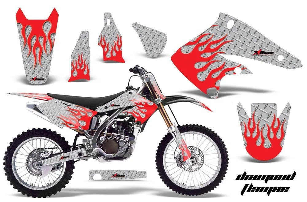 Kawasaki KX250F Dirt Bike Custom Graphic Kit - 2004-2005