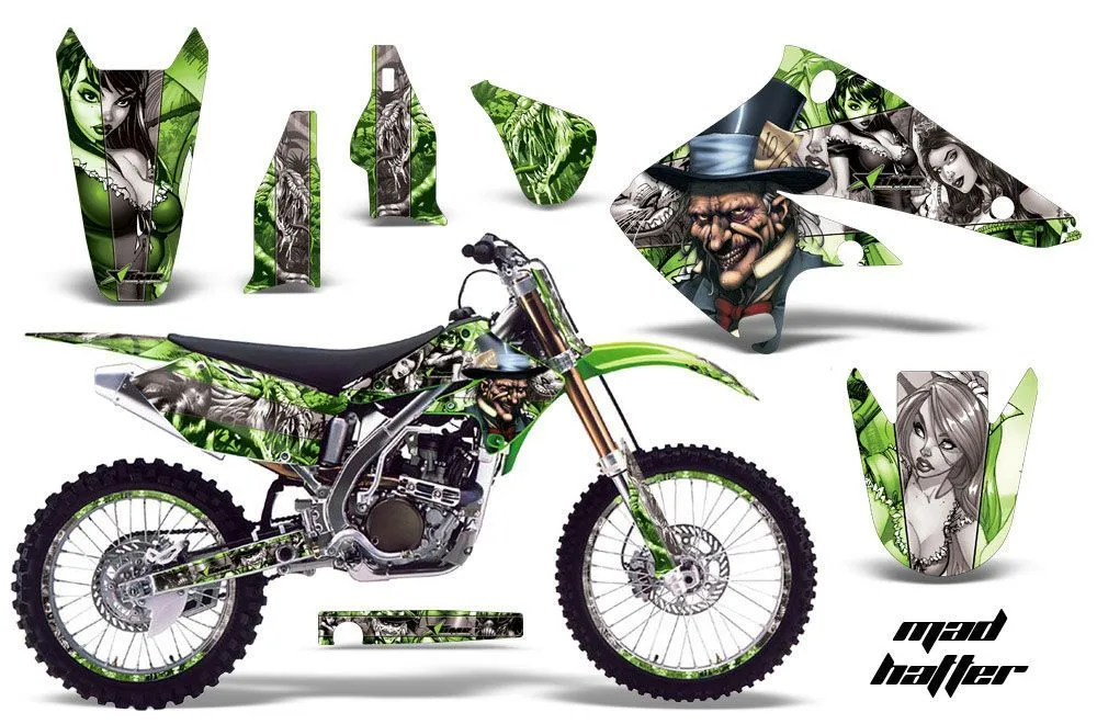 Kawasaki KX250F Dirt Bike Custom Graphic Kit - 2004-2005