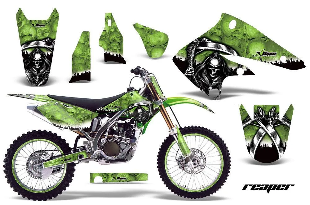 Kawasaki KX250F Dirt Bike Custom Graphic Kit - 2004-2005