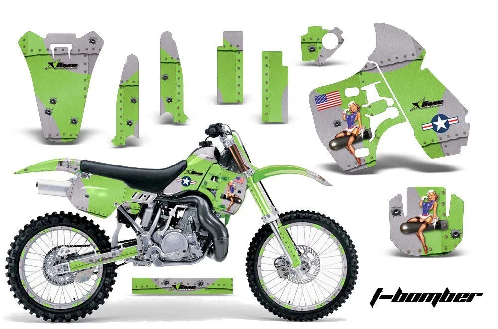 Kawasaki KX500 Dirt Bike Custom Graphic Kit - 1988-2004