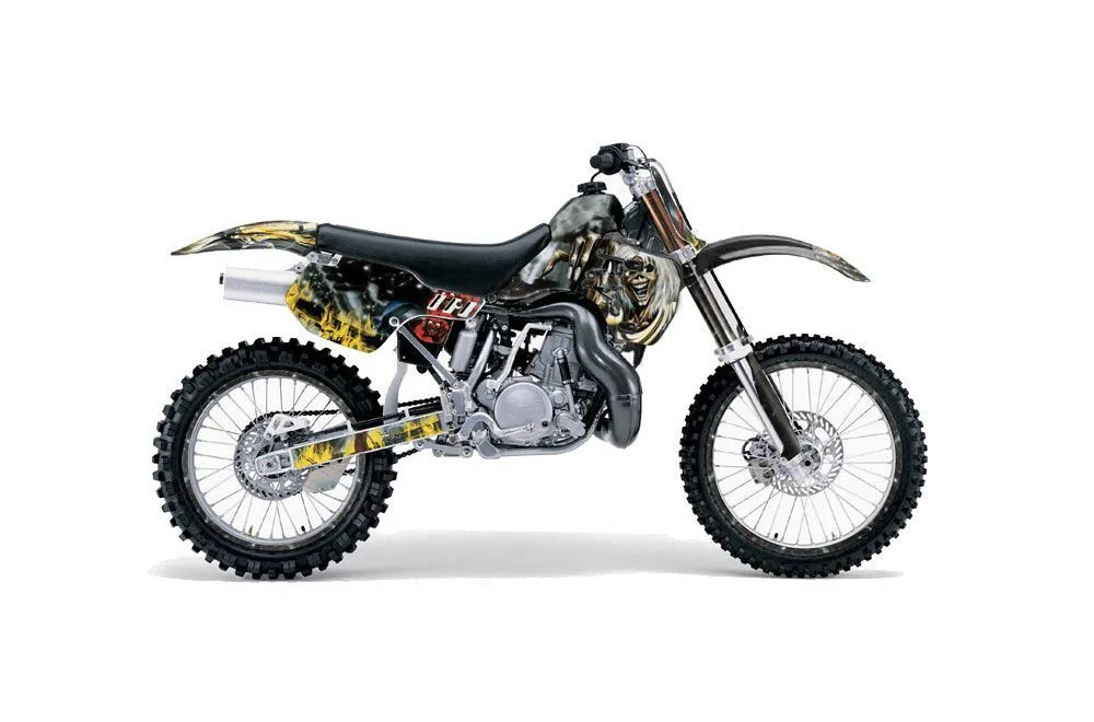 Kawasaki KX500 Dirt Bike Graphic Kit - 1988-2004 Number of the Beast
