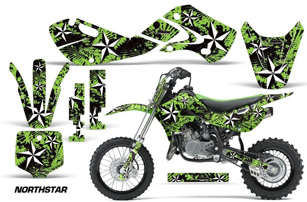Kawasaki KX65 Dirt Bike Custom Graphic Kit - 2002-2018