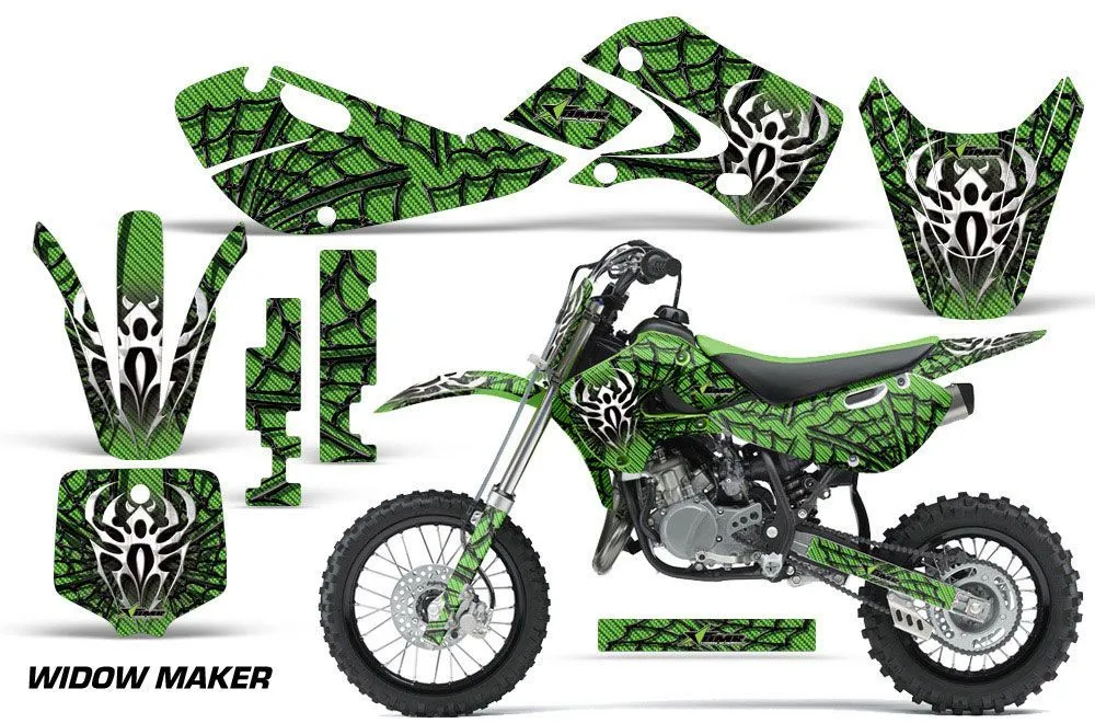 Kawasaki KX65 Dirt Bike Custom Graphic Kit - 2002-2018