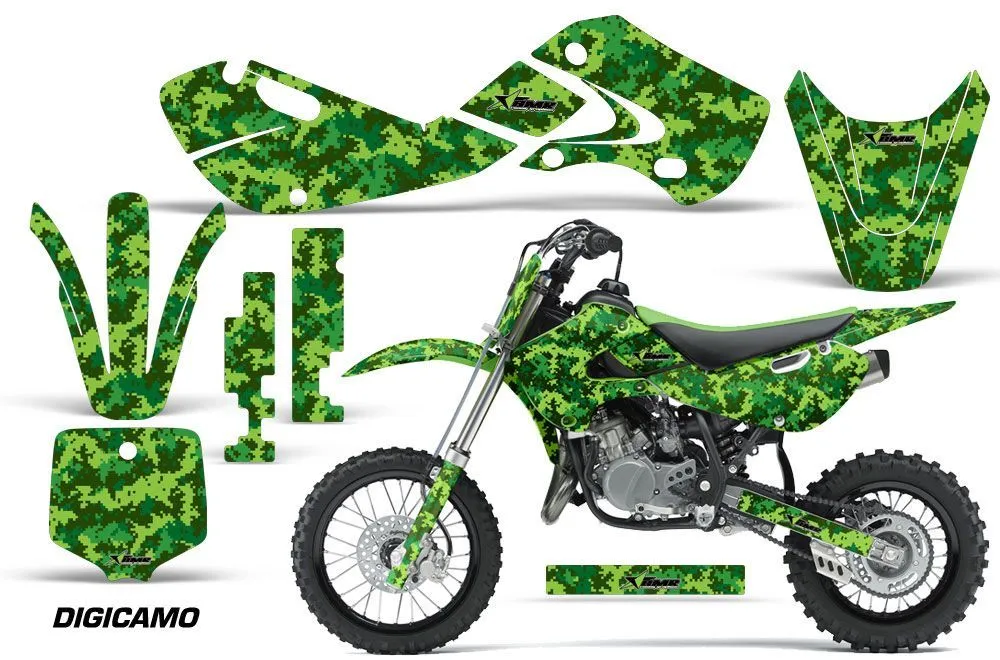 Kawasaki KX65 Dirt Bike Custom Graphic Kit - 2002-2018