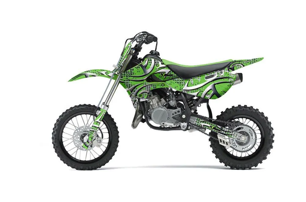 Kawasaki KX65 Dirt Bike Graphic Kit - 2002-2018 Deaden Green