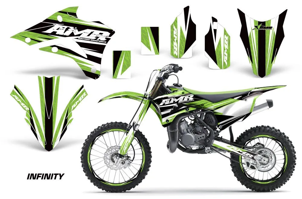 Kawasaki KX85 Dirt Bike Graphic Kit - 2014-2021 Infinity Green
