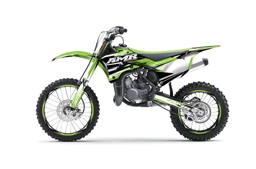 Kawasaki KX85 Dirt Bike Graphic Kit - 2014-2021 Infinity Green