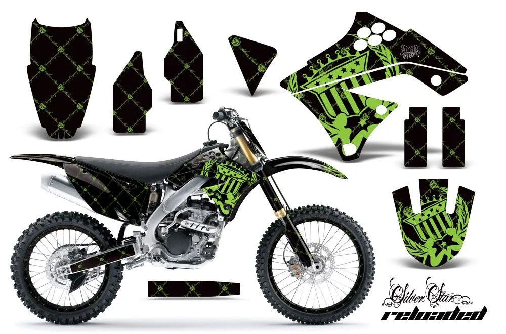 Kawasaki KXF250 Dirt Bike Custom Graphic Kit - 2009-2012