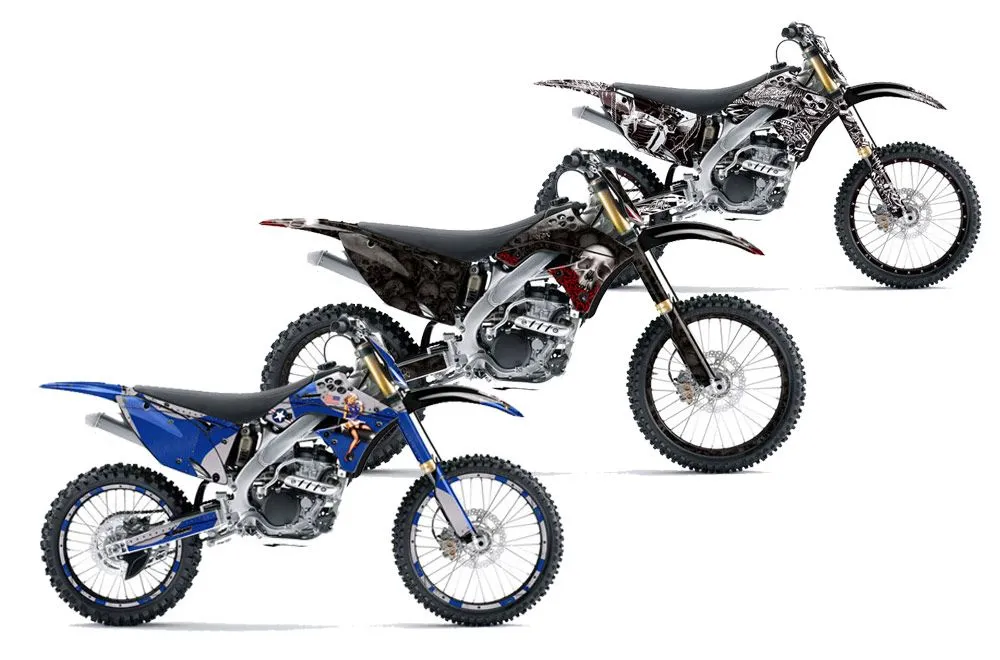 Kawasaki KXF250 Dirt Bike Custom Graphic Kit - 2009-2012