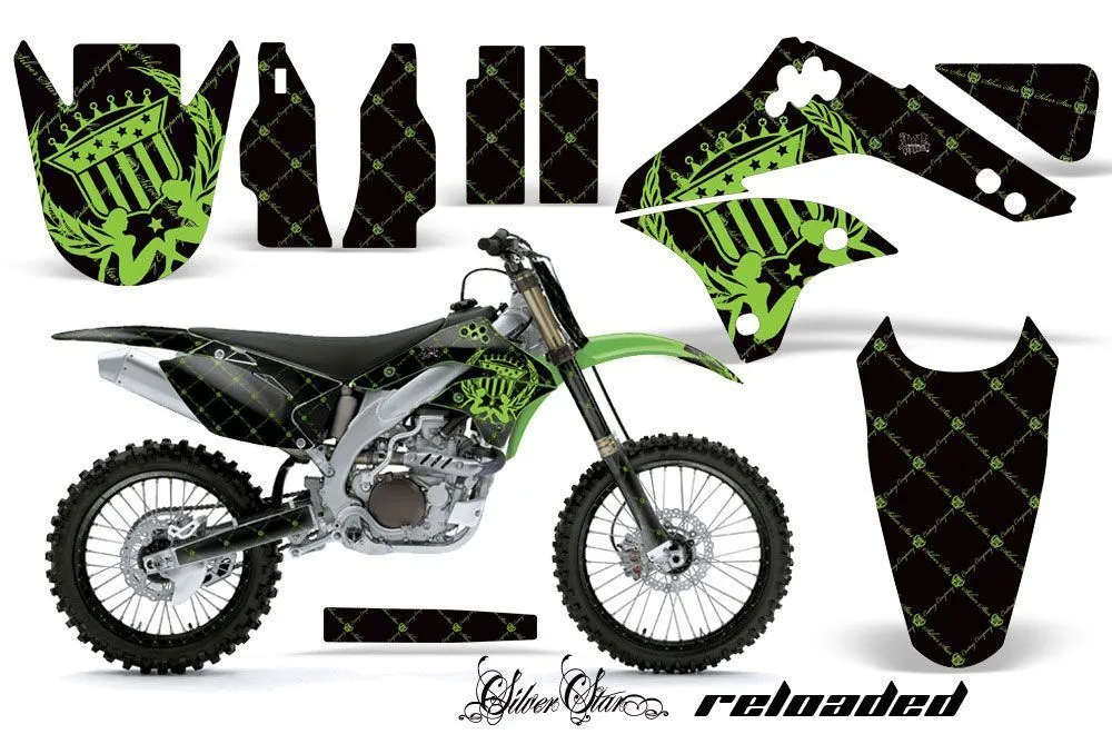 Kawasaki KXF450 Dirt Bike Custom Graphic Kit - 2006-2008