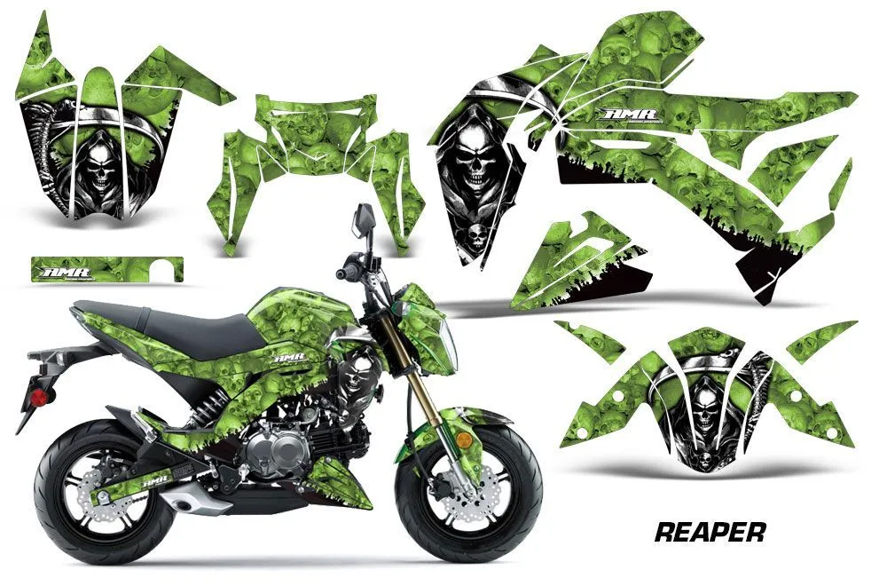 Kawasaki Z125 Pro Dirt Bike Custom Graphic Kit - 2017-2024