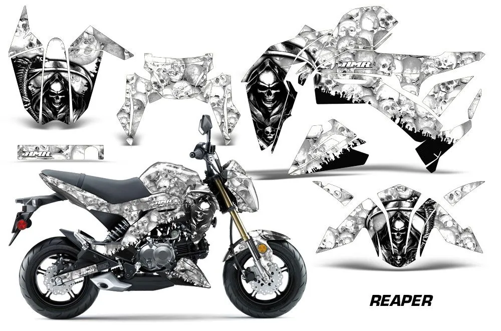 Kawasaki Z125 Pro Dirt Bike Custom Graphic Kit - 2017-2024