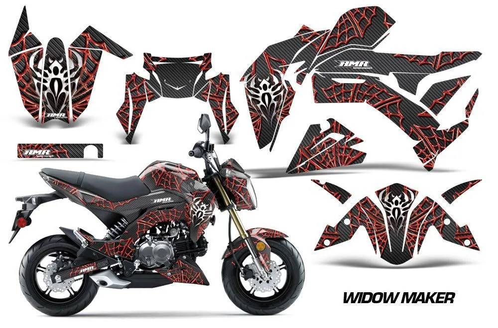 Kawasaki Z125 Pro Dirt Bike Custom Graphic Kit - 2017-2024