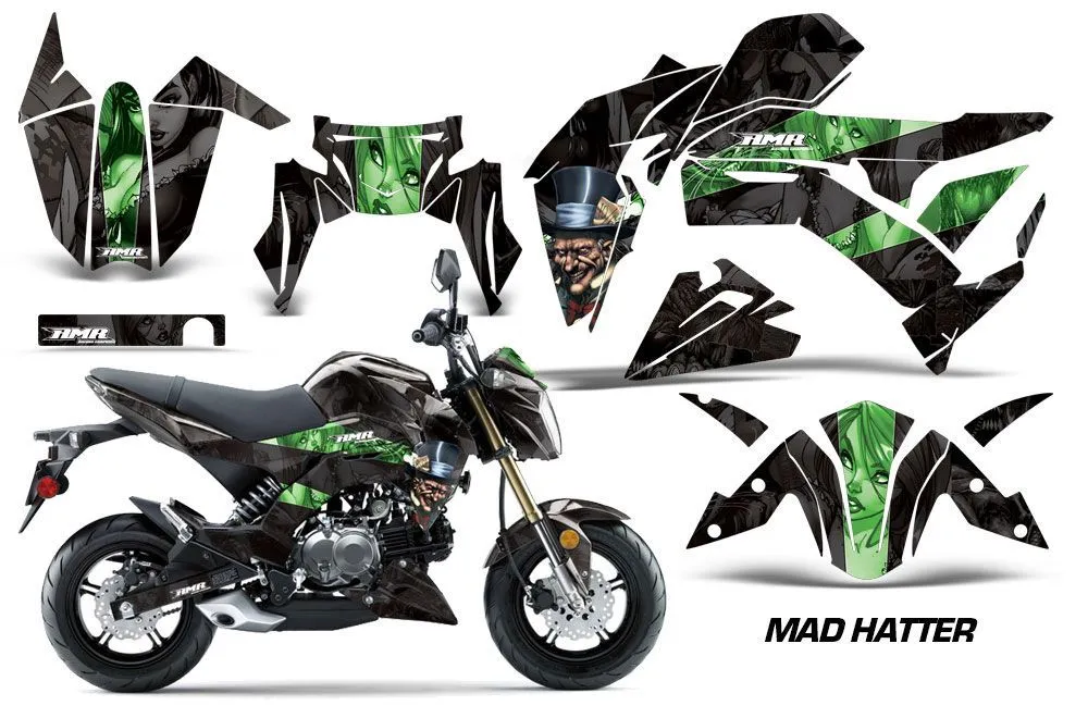 Kawasaki Z125 Pro Dirt Bike Custom Graphic Kit - 2017-2024