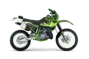 Kawasaki KDX200 Dirt Bike Graphic Kit - 1989-1994 Carbon X Green