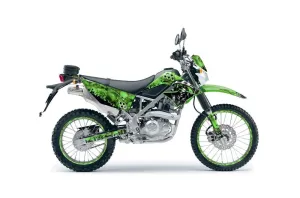 Kawasaki KLX125 D Tracker Dirt Bike Graphic Kit - 2010-2016 Reaper Green